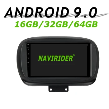 

8 Core 64GB rom Android 9.0 Navirider Car radio touch screen GPS Navigation for Fiat 500X bluetooth video Player