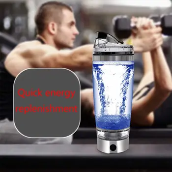 

450ml/600ml USB Rechargeable Electric Mixing Cup Portable Protein Powder Automatic Shaker Bottle Leakproof Mixer