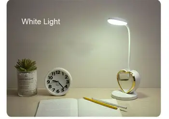 

USB LED Night Light Eye-Caring Table Lamp Desk Lamp with USB Charging Port Reading Study Hot 2019