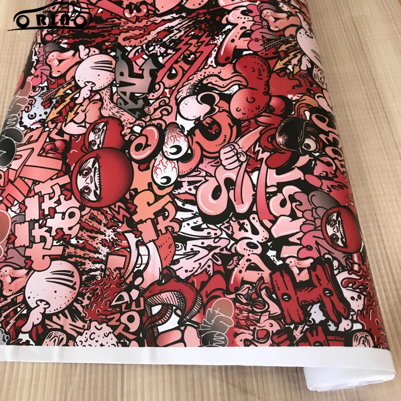 Cartoon Sticker Bomb Vinyl Wrap Decal-1
