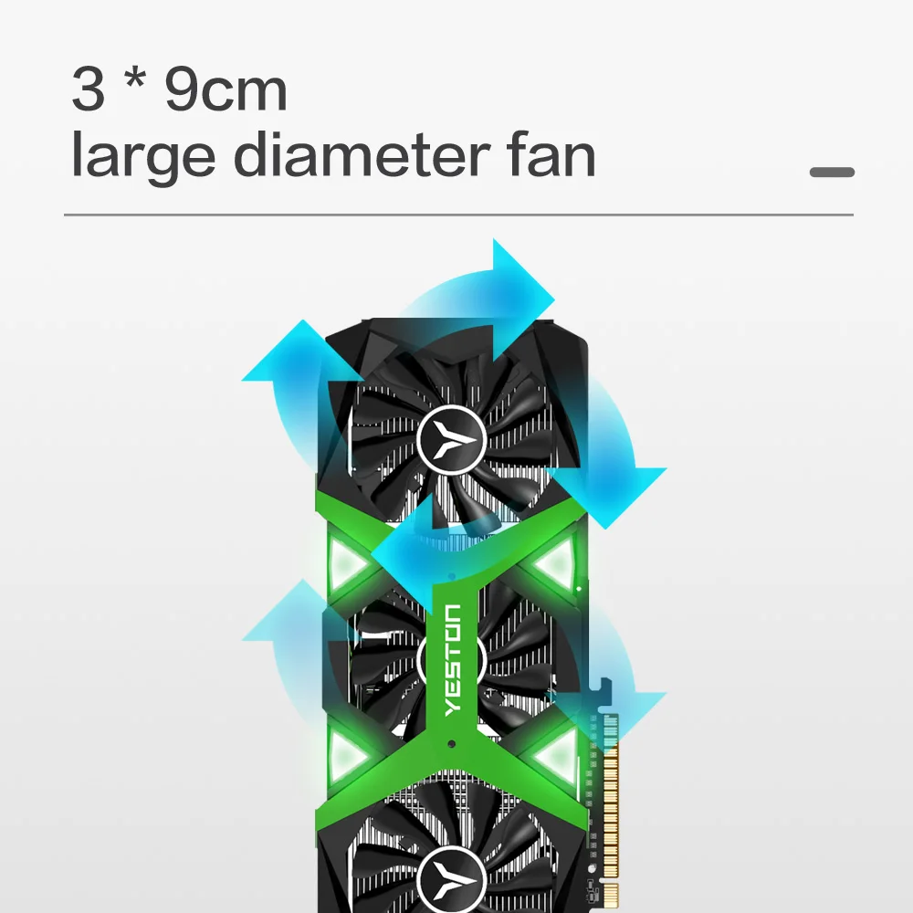 Видеокарта Yeston GTX1660 Super 6G D6 игровая Master PA GDDR6 6 ГБ/1530 бит/GDDR6 1785 МГц видеокарта для