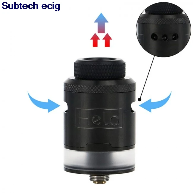  E cigarette Engeston Hela v2 200w box mod kit with RDTA RDA tank VW TCR Mod Temperature Control Vap