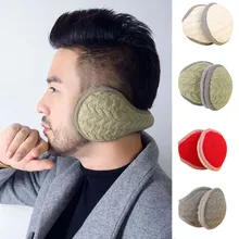 Зимние защитные наушники унисекс, складные зимние наушники, зимние ветрозащитные теплые наушники, утепленные плюшевые пушистые наушники#2