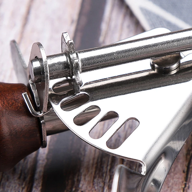 Ice Cream Scoop Redwood Stainless Steel Ice Cream Scoop Tool Cookie Scoop Icecream Spoon Kitchen Gadgets Sticks Potatoes Watermelon Fruit Padauk