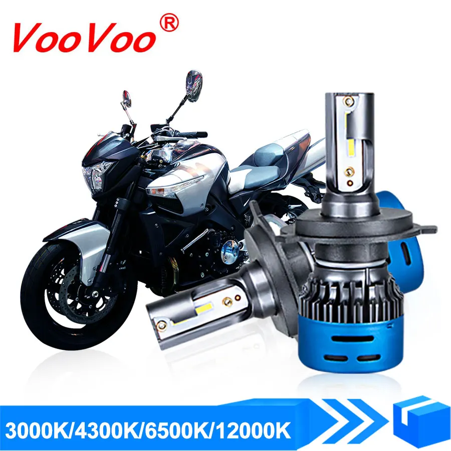 VooVoo H4 светодиодная фара для мотоцикла HS1 светодиодсветодиодный H1 H7 H11