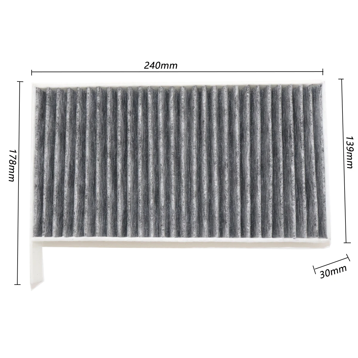 2PCS /SET Car Cabin Air Filter For TESLA MODEL 3 5YJ3 EV 2018- MODEL Y 5YJY EV 2021- 1107681-00-A 1107681-00-B 1107681-00-C