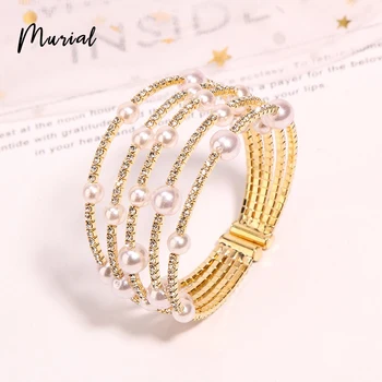 

Intertwined Bangle Bracelet For Woman Wedding Engagement Silver Color Fashion Charm Party Jewelry Elegant Gifts 2020