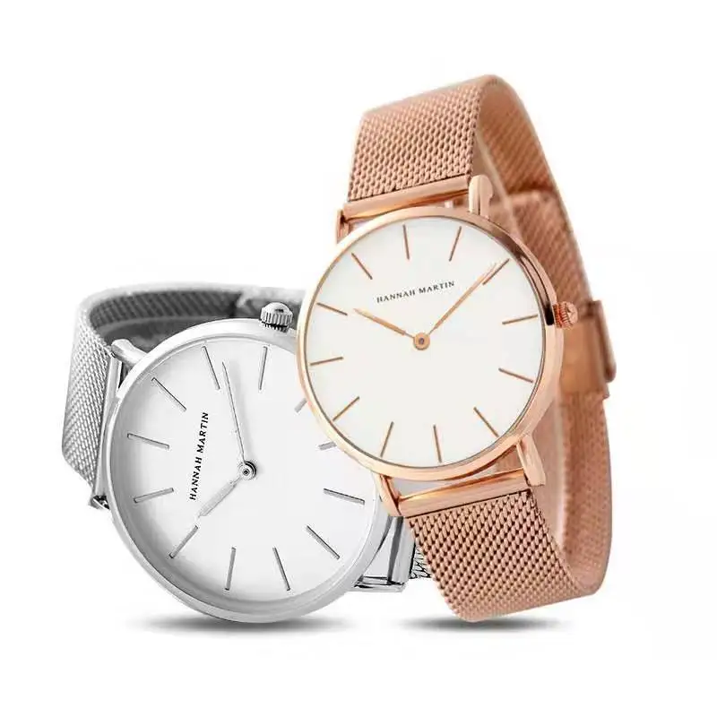 

Couple Wristband Watch , Fashion Women Watch Mesh Belt Student Clock Valentine Female Wrist Waterproof Watch