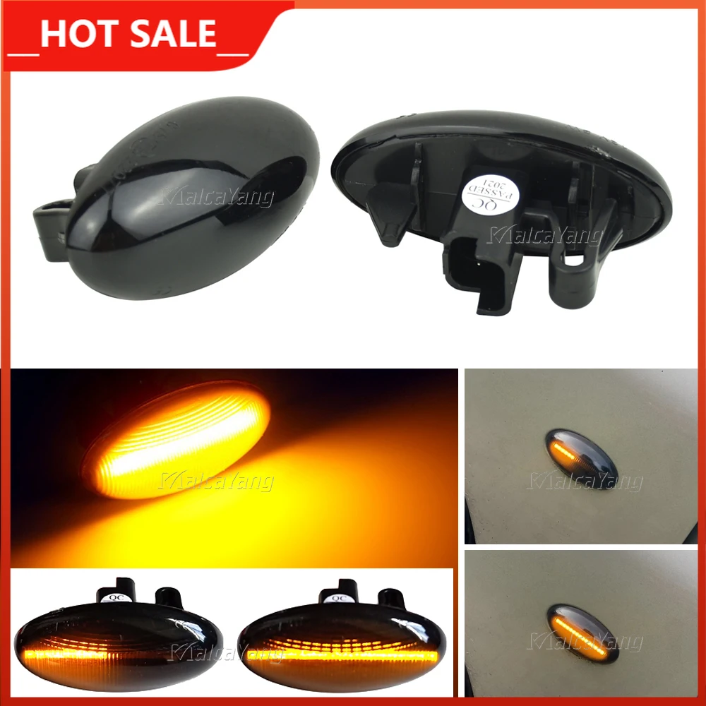 Боковые габаритные огни для Peugeot 307 206 407 107 607 Citroen C1 C2 C3 C5 C6 Динамический
