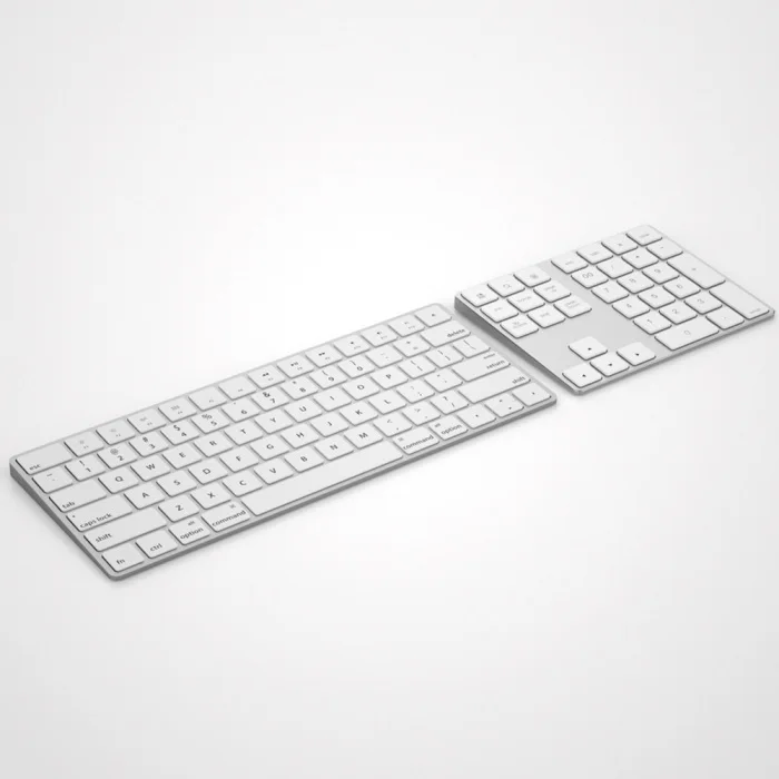 Bluetooth-клавиатура с номером, цифровая мини 34 клавиши, алюминиевый сплав для iOS Android NC99