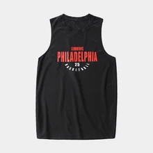 Мужские баскетбольные спортивные майки, тренировочный костюм без рукавов, Мужская футболка, жилет, тренировочная майка