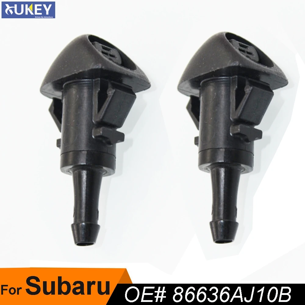 

Xukey 2Pcs Front Windshield Washer Jet Nozzle For Subaru Legacy Outback Forester Impreza XV GJ GP VA 2012 2013 2014