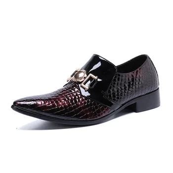 

Loafers Cowhide Cow Leather Rubber Korean Style Pointed Casual Hommes Chaussures Genuine Leather Full Grain Leather Male Slip-on