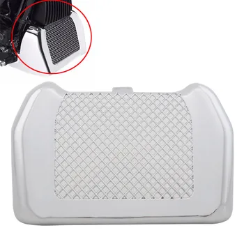 

Motorcycle Chrome Oil Cooler Cover Protector For Harley 17-Later Touring Road King Street Glide Freewheeler FLHXS FLTRX FLHR