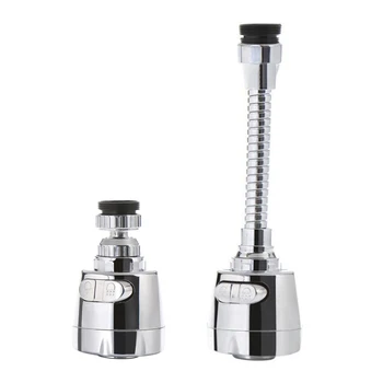 

360° Faucet Aerator Moveable Flexible Tap Head Shower Diffuser Rotatable Nozzle Adjustable Booster Faucet Kitchen Accessories