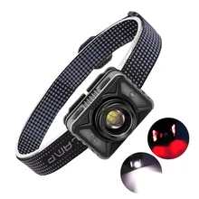 Lampe frontale étanche XHP50 600 700LM, 5 Modes réglables, USB Rechargeable, Zoomable, pour Camping, pêche, cyclisme, 1502