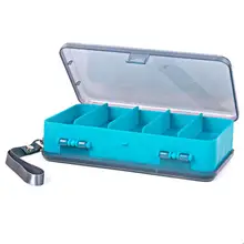

Fishing Accessories Simple ABS Good Sealing Fishing Tackle Box With Lanyard Fishing Box Large Capacity Fishing Supplies