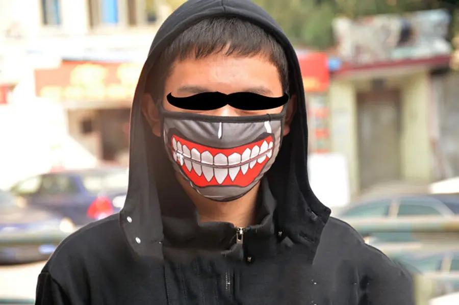 Пыленепроницаемая маска для Хэллоуина Takerlama Kaneki Ken лицевая маска на молнии Анти-пыль аниме Токийский Гуль вечерние косплей реквизит