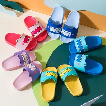 

Summer Children Slippers Kids Cute Garden Shoes Cartoon Closed-Toe Slippers Children Beach Slippers