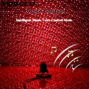 

LED Car Atmosphere Ambient Star Light DJ Colorful Music Sound Lamp Interior Decorative Light Remote Control Voice Control Lights