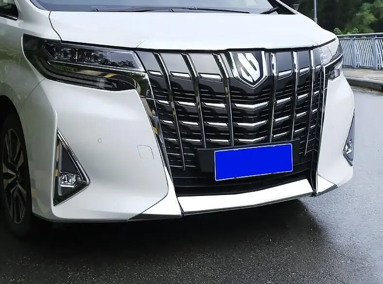 Накладка на передний бампер из нержавеющей стали для Toyota sport edition Alphard AH30