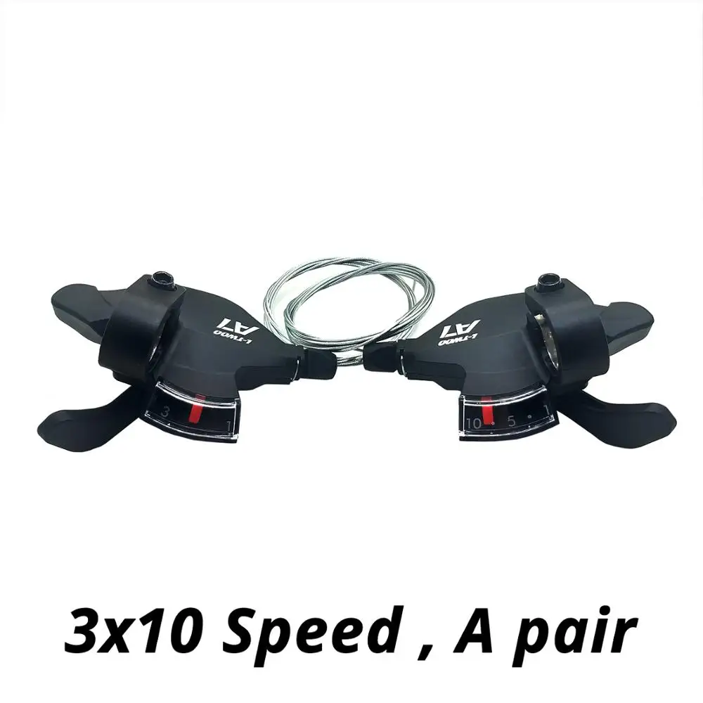 3x10s a pair LTWOO A7 3X10 30 Speed Derailleurs Groupset 10s Shifter Lever Front Derailleur 10 Speed Rear switchs - Цвет: 3x10s a pair