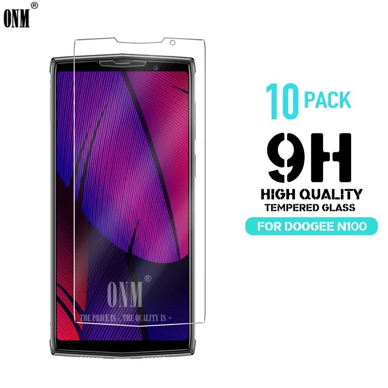 

10 PcsTempered Glass For DOOGEE N100 Glass Screen Protector 2.5D 9H Premium Tempered Glass For DOOGEE N100 Protective Film