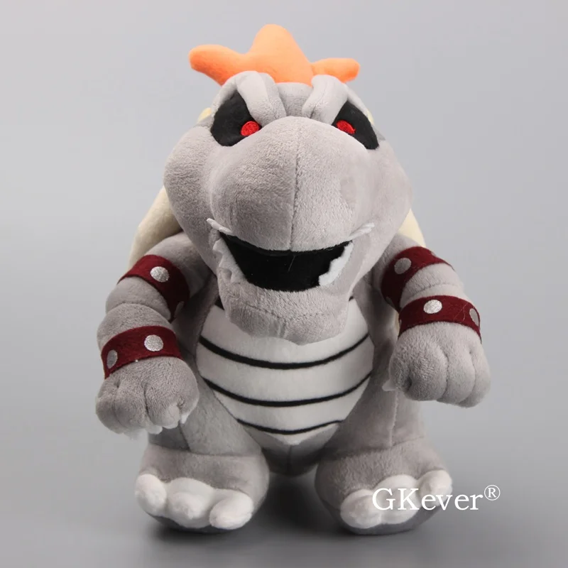 25cm Dry Bowser 25 см плюшевые куклы игрушки Король коопа, сухой коопа, зеленый коопа, темный коузер Марио серии детей мальчиков Рождественский подарок на день рождения - Цвет: 25cm Dry Bowser