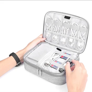 

Hard Drive Case Protective Digital Hard Disk Storage Pouch Sleeve Pouch For Ipad Fashion Usb Gadget Data Cable Organizer Bag