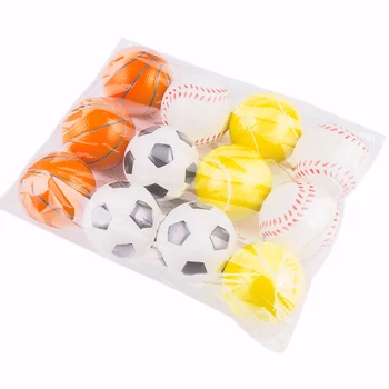 

Hand Basketball Baseball Football Tennis Exercise Soft Elastic Squuze Stress Reliever Ball Kid Small Ball Toys