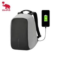 Противоугонная сумка, мужской рюкзак для ноутбука, рюкзак для путешествий, Женский вместительный бизнес рюкзак с зарядкой через USB для колледжа, студентов, школы, сумки через плечо