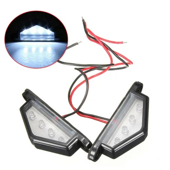 

Replacement License plate lights Accessory Tool Parts 4 LED Bulb Truck Caravan