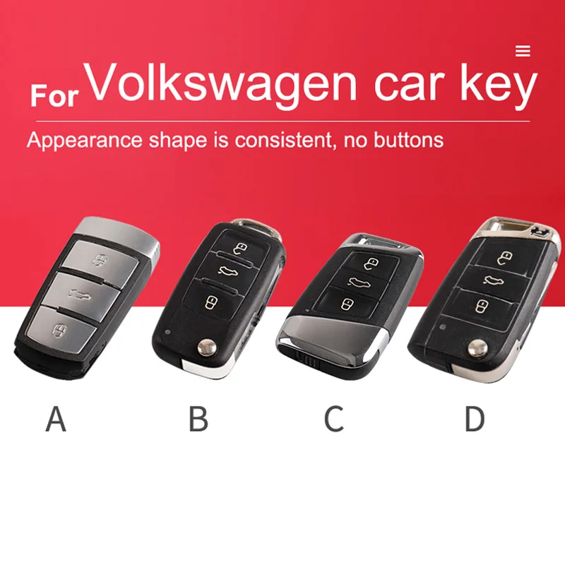 Чехол для ключа автомобиля Marble ABS VW Volkswagen Polo Golf Passat Beetle Caddy T5 Up Eos Tiguan Skoda A5 SEAT Leon Altea