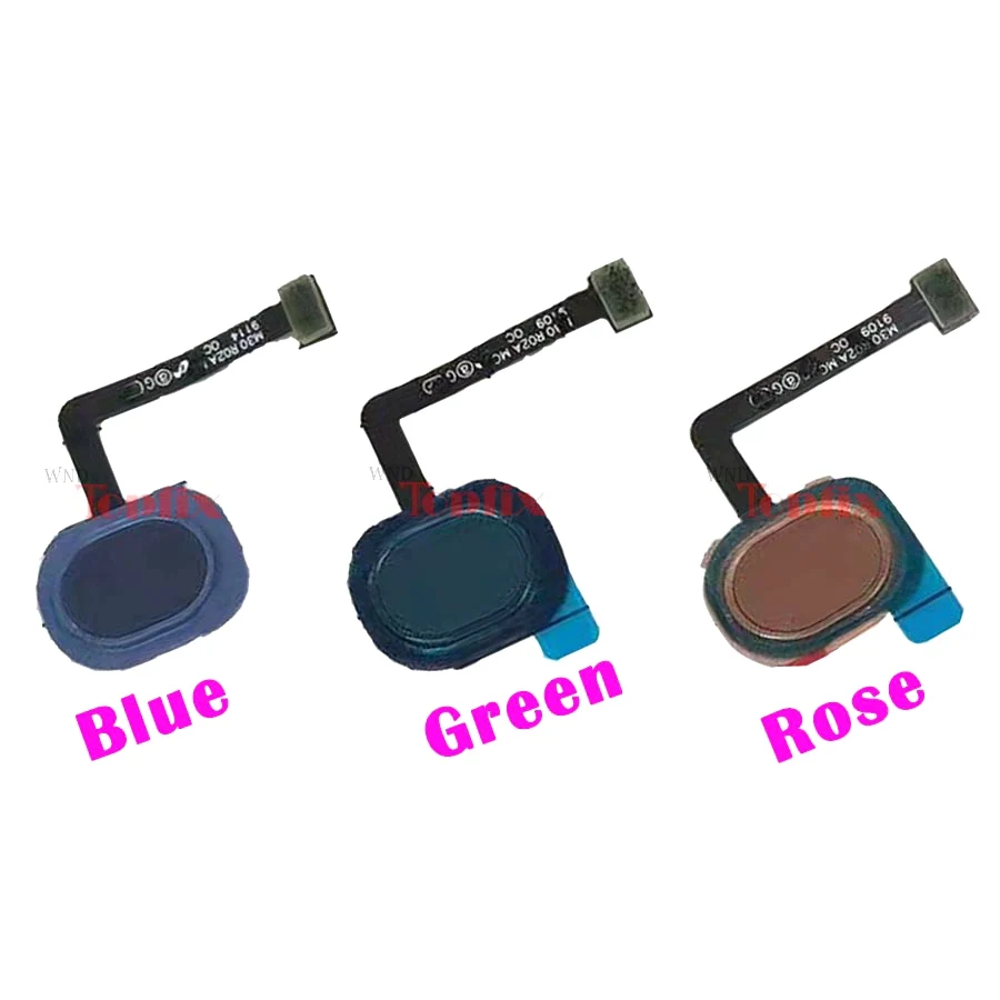 5pcs lot For Samsung Galaxy M20 M205 Fingerprint Sensor Flex Cable Return Home Button Touch ID 3
