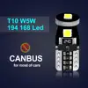 Светодиодные лампы T10 Canbus W5W 168 194 для салона автомобиля, 12 В, 6000 К, белые, 10 шт. ► Фото 3/6