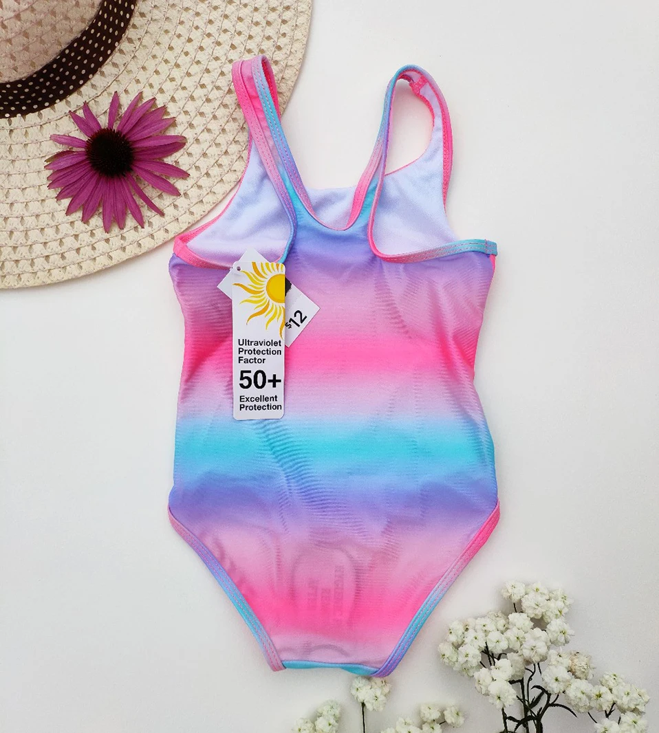 2019 Girls bikini Swimsuit Summer One Piece Girls' Star Swimming Suit 3~14Year Swimwear Children Beachwear SW103|Комбинезоны| |