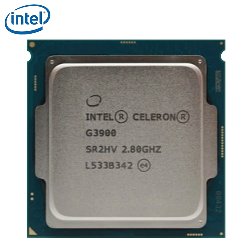 Intel Celeron G3900 2,8 ГГц 2 м кэш 51 Вт двухъядерный процессор SR2HV LGA 1151 лоток протестирован рабочий