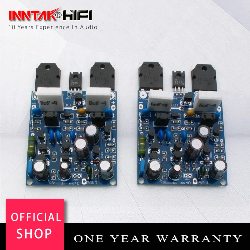 1 пара HiFi MX40 100 Вт+ 100 Вт стерео усилитель мощности собранная плата