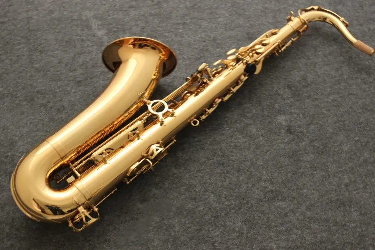 Лучшее качество T-901 Саксофон тенор поддержка золотой ключ тенор B плоский музыкальный инструмент саксофон с профессиональный инструмент рупора