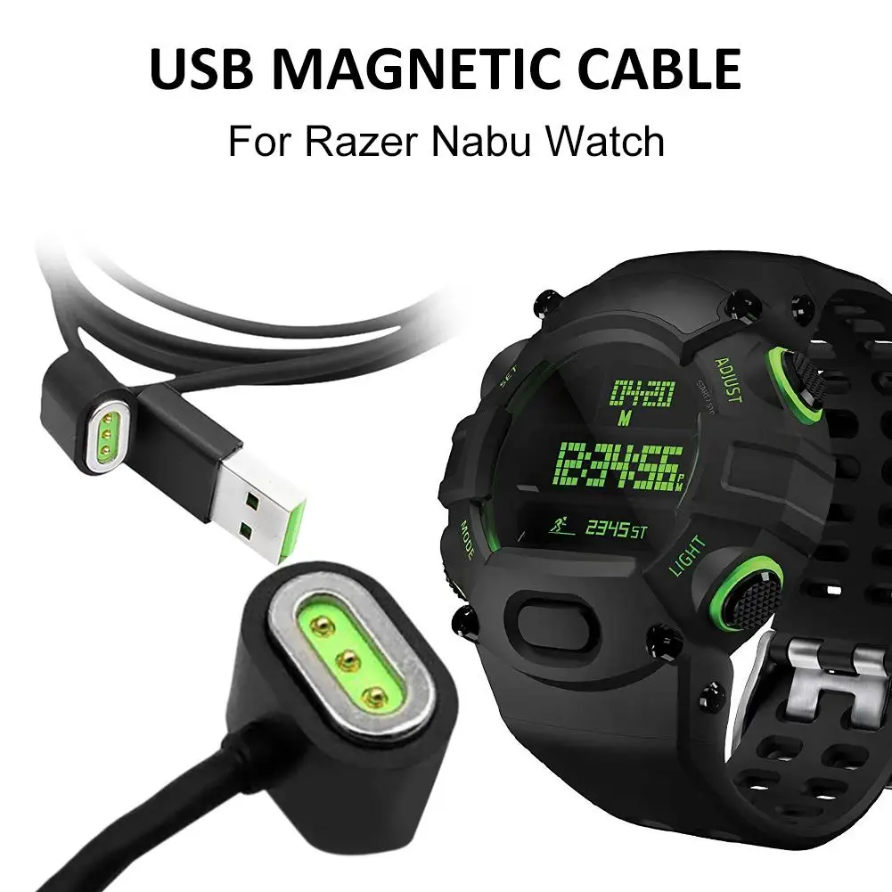 

Charging Via Magnetic Proprietary USB Cable Data Cable for Razer Nabu Watch