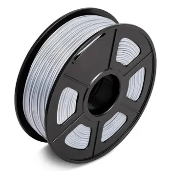 

Silver Color PLA Filament for 3D Printing 1kg 1.75mm with Spool 0.02mm Tolerance No Bubble Harmless FDM 3D Printer Pen Material