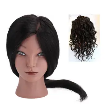

Dummy Head Mannequin Head Hairdresser Training Head High Temperature Fiber Hair Braiding Practice Training Head