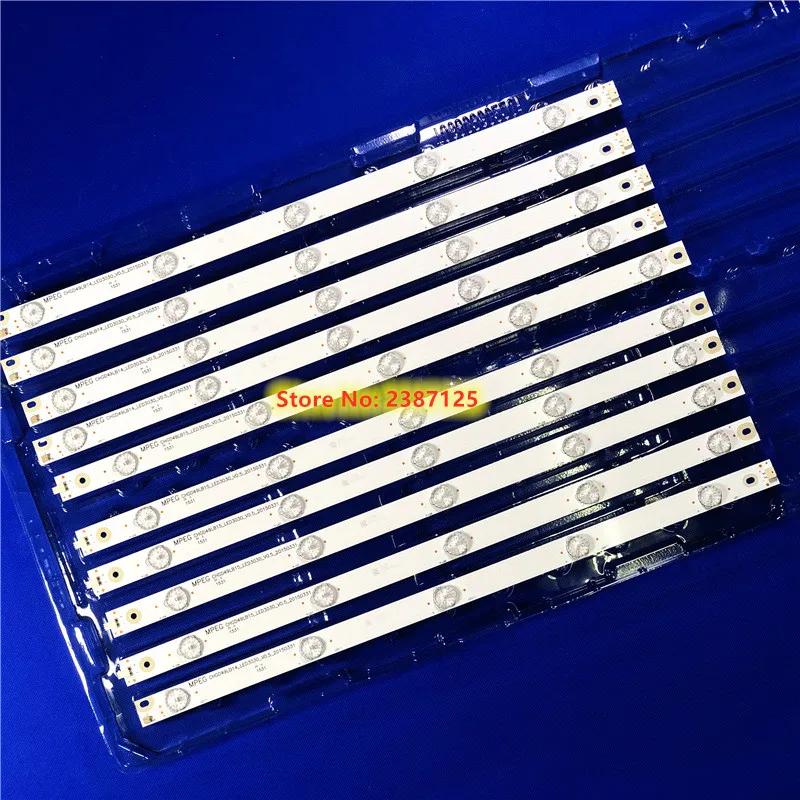 Для Chang hong 4" ТВ UD49D6000i 49D3700I 49D2000 49U3C 49A1U светодиодный Подсветка ленты 5 лампы CHGD49LB15_ светодиодный 3030_V0.5_20150331