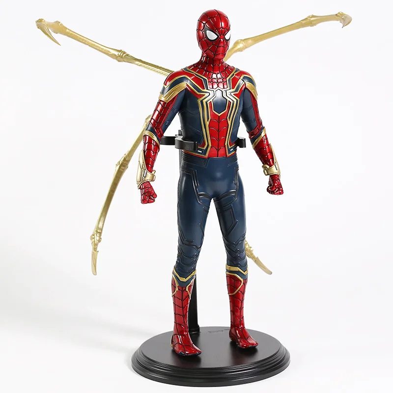 Сумасшедшие игрушки комиксов «мстители», «Железный Человек-паук Spiderman 1/6th весы ПВХ, движущаяся фигурка, Коллекционная модель, игрушка