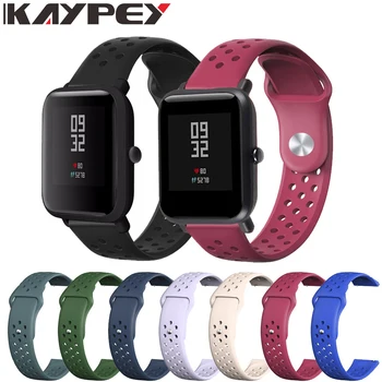 

Silicone Replacement Strap For Amazfit Bip Bracelet For Xiaomi Amazfit Bip Youth Sport Watch Band 20MM Wrist Strap Accessories