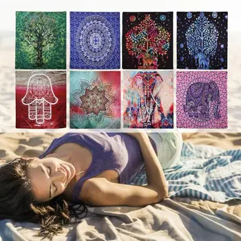 

Mandala Tapestry Wall Hanging Beach Mat Modern Bohemian Style Wrinkle Resistance Camping Tent Sleeping Pad Yoga Mattress
