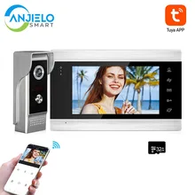 Intercomunicador para interior de apartamento, timbre con cámara de vídeo, cámara de monitoreo, intercomunicador Wifi, videoportero para puerta, teléfono de seguridad