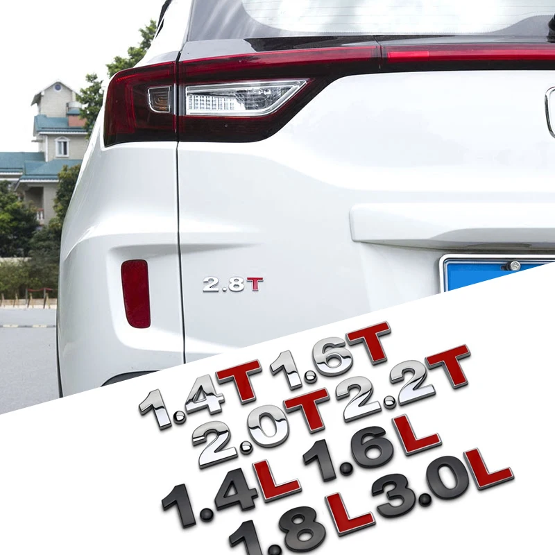 FLYJ металлический 3D 1 4 5 6 8 2 0 3 T L логотип хорошее качество автомобильная наклейка