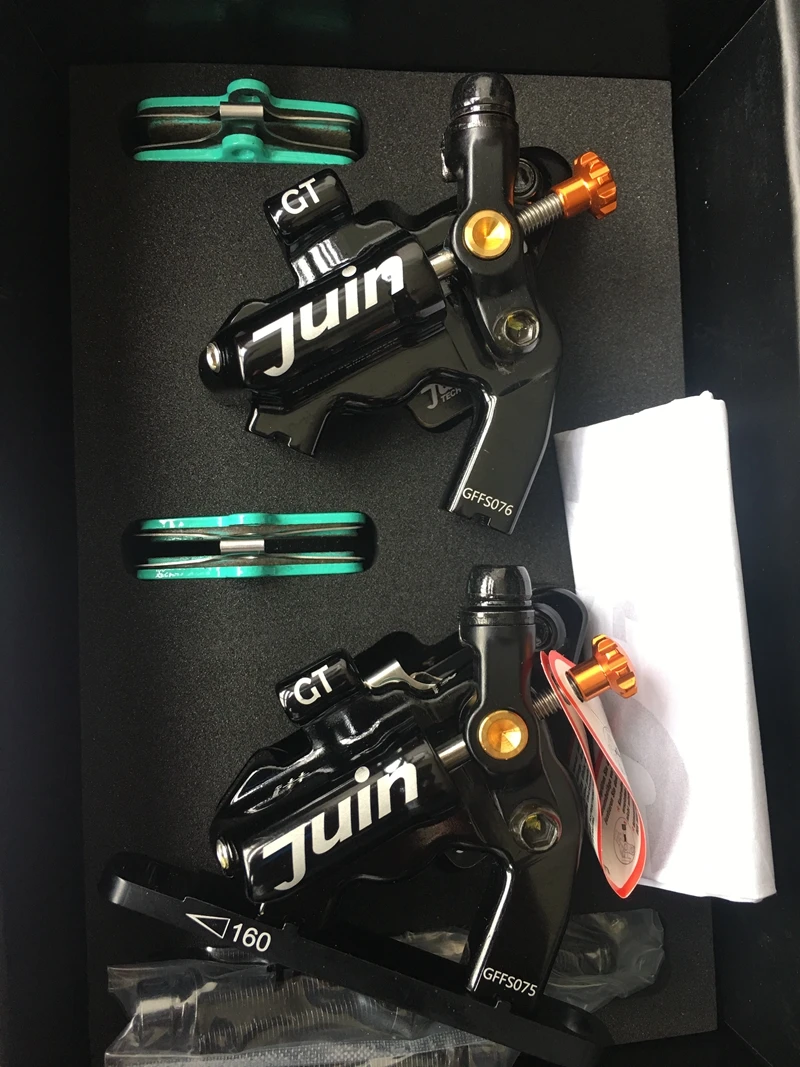 Juin Tech GT F Line Pull гидравлический дисковый тормозной суппорт дорожный CX гравий 160 мм 4