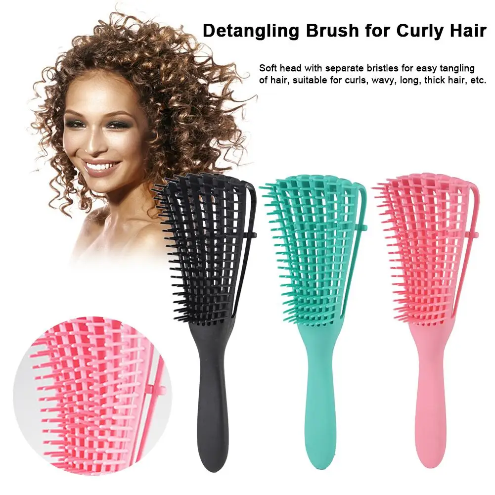 Detangling Brush Natural Hair Detangler Tangle Removal Comb